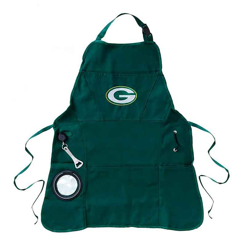 Deluxe Cotton Canvas NFL Team Pride Grilling/Cooking Apron - Green Bay Packers
